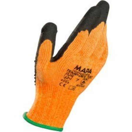 MAPA GLOVES C/O RCP MAPA ® Temp-Dex 720, Nitrile Palm Coated Thermal Gloves w/ Dots, Medium Weight, 1 Pair, Size 7 720127